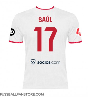 Sevilla Saul Niguez #17 Replik Heimtrikot 2024-25 Kurzarm